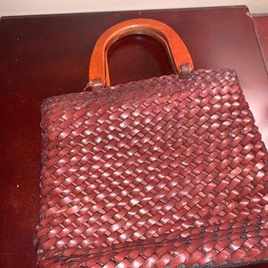 Vintage Fossil Leather Clutch